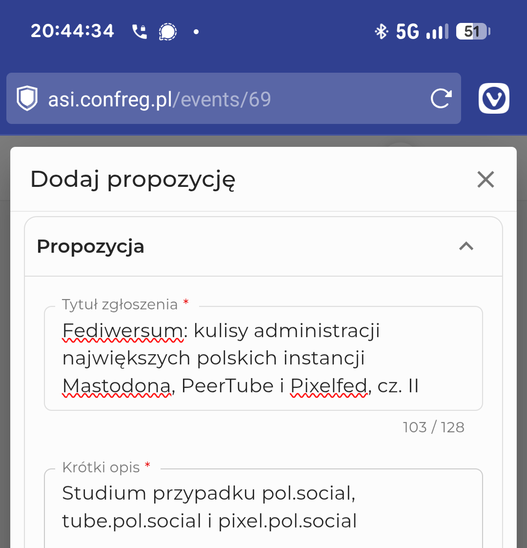 tytuł: Fediwersum: kulisy administracji największych polskich instancji Mastodona, PeerTube i Pixelfed, cz. II
opis: Studium przypadku pol.social, tube.pol.social i pixel.pol.social